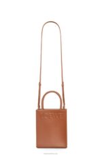Loewe Women Standard A5 Tote in sleek calfskin 206XF116 Tan - Image 5