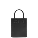 Loewe Women Standard A5 Tote in sleek calfskin 206XF118 Black
