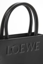 Loewe Women Standard A5 Tote in sleek calfskin 206XF118 Black - Image 8