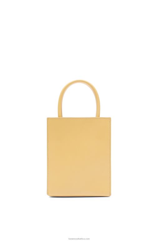 Loewe Women Standard A5 Tote in sleek calfskin 206XF119 Dark Butter - Image 3
