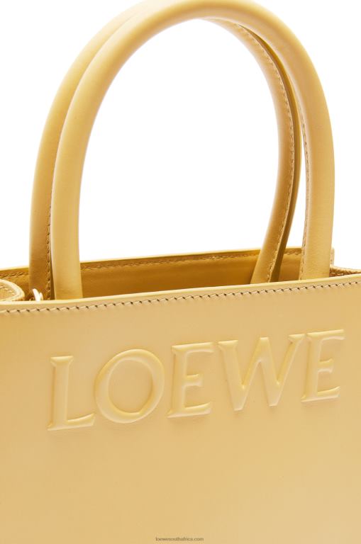 Loewe Women Standard A5 Tote in sleek calfskin 206XF119 Dark Butter - Image 6