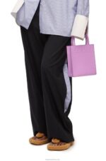 Loewe Women Standard A5 Tote in sleek calfskin 206XF190 Guimauve - Image 2