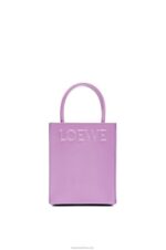 Loewe Women Standard A5 Tote in sleek calfskin 206XF190 Guimauve