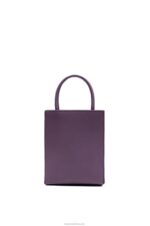 Loewe Women Standard A5 Tote in sleek calfskin 206XF192 Deep Aubergine - Image 4
