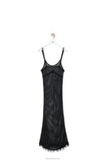 Loewe Women Strappy dress in viscose 206XF1058 Black - Image 3
