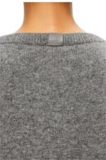 Loewe Women Sweater in cashmere 206XF1018 Grey - Image 5