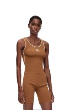 Loewe Women Tank top in viscose 206XF940 Brown - Image 2