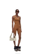 Loewe Women Tank top in viscose 206XF940 Brown