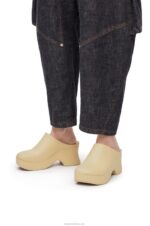 Loewe Women Terra foam clog in light foam rubber 206XF747 Oat Milk - Image 2