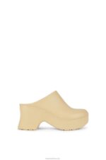 Loewe Women Terra foam clog in light foam rubber 206XF747 Oat Milk