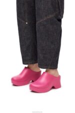 Loewe Women Terra foam clog in light foam rubber 206XF752 Pink Hortensia - Image 2