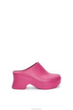 Loewe Women Terra foam clog in light foam rubber 206XF752 Pink Hortensia