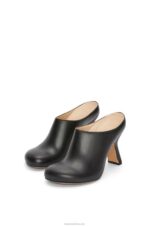 Loewe Women Terra heel clog in calfskin 206XF740 Black - Image 2