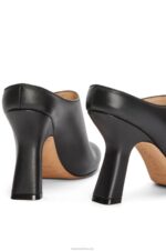 Loewe Women Terra heel clog in calfskin 206XF740 Black - Image 4