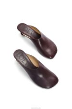 Loewe Women Toy mule in goatskin 206XF738 Burgundy - Image 3