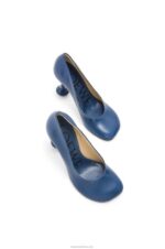 Loewe Women Toy pump in goatskin 206XF726 Raw Denim - Image 3