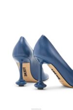 Loewe Women Toy pump in goatskin 206XF726 Raw Denim - Image 4