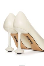 Loewe Women Toy pump in goatskin 206XF729 White - Image 5