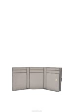 Loewe Women Trifold wallet in soft grained calfskin 206XF1209 Sage Green/Dark Khaki Green - Image 2