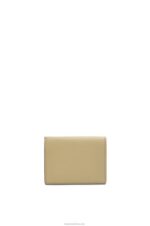Loewe Women Trifold wallet in soft grained calfskin 206XF1209 Sage Green/Dark Khaki Green - Image 5