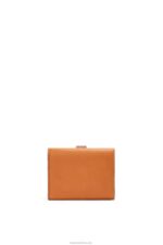 Loewe Women Trifold wallet in soft grained calfskin 206XF1254 Light Caramel/Pecan - Image 5