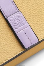 Loewe Women Trifold wallet in soft grained calfskin 206XF1266 Dark Butter/Mauve - Image 6