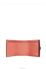 Loewe Women Trifold wallet in soft grained calfskin 206XF1315 Light Oat/Honey - Image 2