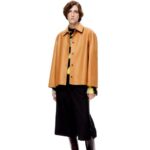 Loewe Women Tunic shirt in nappa 206XF937 Warm Desert