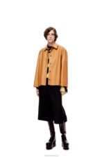 Loewe Women Tunic shirt in nappa 206XF937 Warm Desert