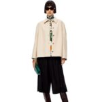 Loewe Women Tunic shirt in nappa 206XF938 Ecru