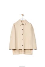 Loewe Women Tunic shirt in nappa 206XF938 Ecru - Image 5