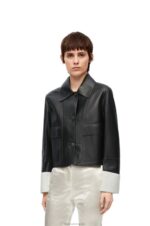 Loewe Women Turn-up jacket in nappa lambskin 206XF1134 Black - Image 2