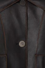 Loewe Women Turn-up jacket in nappa lambskin 206XF1149 Black - Image 4