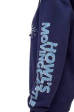 Loewe Women Turnip Head hoodie in cotton 206XF844 Navy Blue - Image 11
