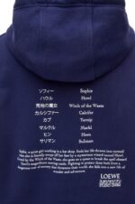 Loewe Women Turnip Head hoodie in cotton 206XF844 Navy Blue - Image 8