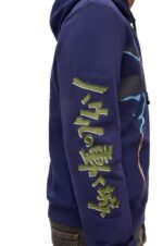 Loewe Women Turnip Head hoodie in cotton 206XF844 Navy Blue - Image 10