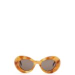Loewe Women Wing sunglasses in acetate 206XF1433 Light Havana