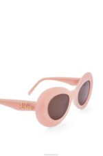 Loewe Women Wing sunglasses in acetate 206XF1434 Light Pink - Image 5