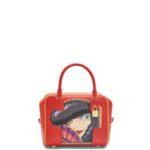 Loewe Women Witch of the Waste Amazona 19 bag in nappa calfskin 206XF193 Red