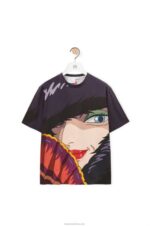Loewe Women Witch of the Waste T-shirt in cotton 206XF834 Multicolor - Image 9