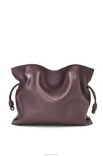 Loewe Women XL Flamenco bag in nappa calfskin 206XF526 Prune