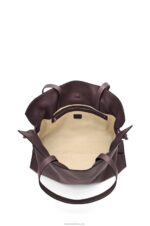 Loewe Women XL Flamenco bag in nappa calfskin 206XF526 Prune - Image 4