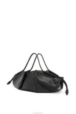 Loewe Women XL Paseo bag in shiny nappa calfskin 206XF401 Black - Image 2